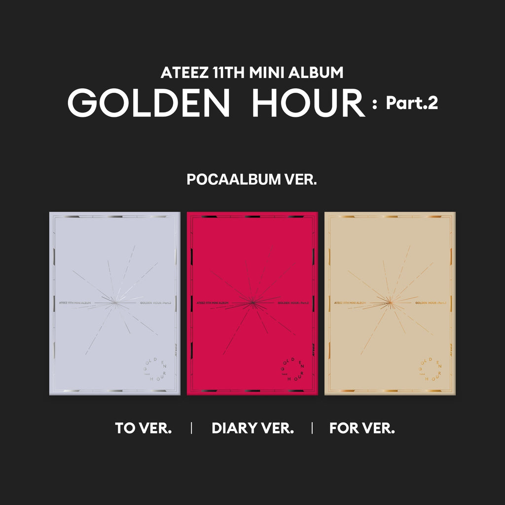 ATEEZ - 11th Mini Album [GOLDEN HOUR Part.2] POCAALBUM Ver.