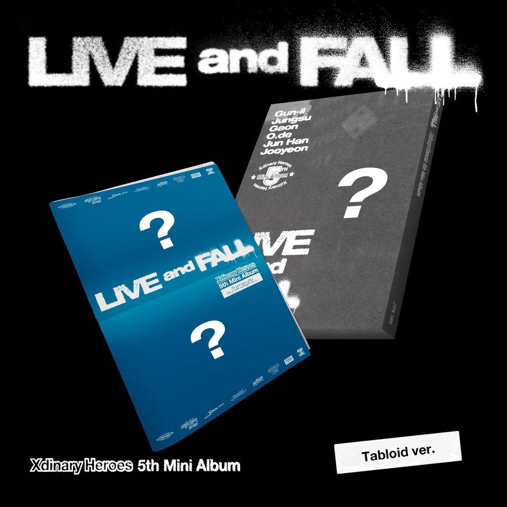 Xdinary-Heroes - 5th Mini Album [LIVE and FALL] Tabloid Ver.