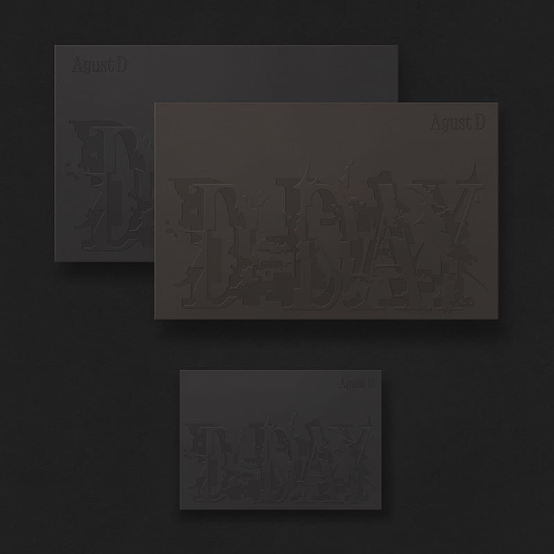 BTS( Suga) Agust D – D-DAY (VERSION 01 + VERSION 02 + Weverse Albums ver.) - Audio CD