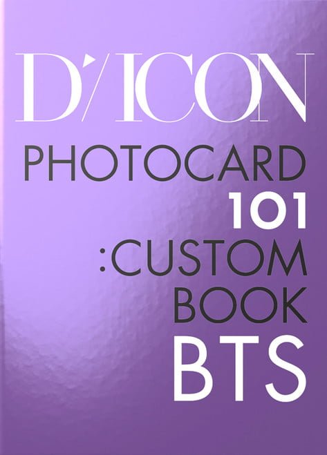 DICON- BTS PHOTOCARD 101:CUSTOM BOOK / BEHIND BTS since 2018(2018-2021 in USA) -