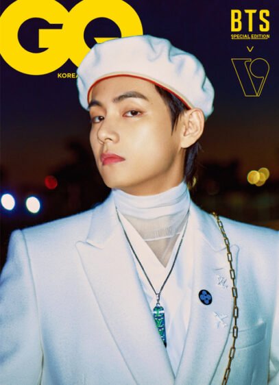 BTS MAGAZINE- GQ KOREA 2022.01 G Type - V Cover