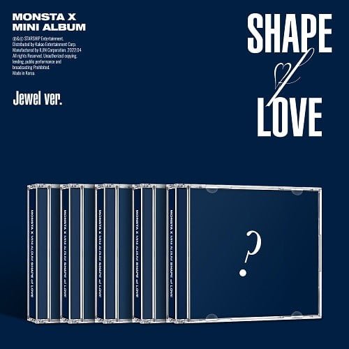 MONSTA X - SHAPE of LOVE [Mini Album Vol.11] KIT album -